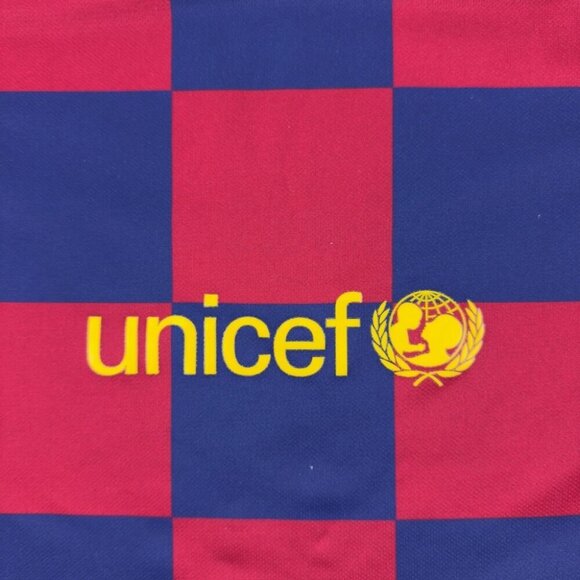 Nike FC Barcelona Soccer Jersey Youth Size L Dri-Fit - Picture 5 of 13